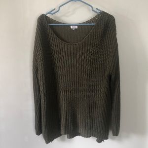 Tobi Oversized Green Sweater Size L